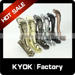 KYOK Diamante Sphere Factory Supply Metal Curtain Accessory,22mm China Supplier Curtain Rod Brackets Accessories thumbnail-2