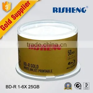 RISHENG Blank 25GB 6X Blu Ray Dvd 50cake Box/blu Ray Wholesale Printable/ Blu Ray Printable 25GB 6X thumbnail-1