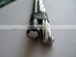 ABC Power Cables 10KV Rated Voltage Thin PE Insulated Aluminum Alloy Conducto thumbnail-1