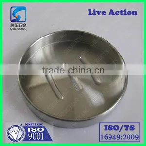 Custom Round Stainless Steel Ashtray thumbnail-1