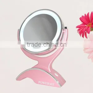 Illuminated Makeup Mirror, Desktop Makeup Mirror With LED, 7x Magnifying Cosmetic Mirror With Light thumbnail-3