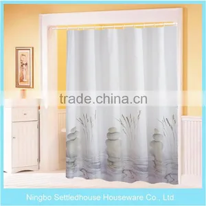 New Design Water Proof Printing Pvc Shower Curtain Fabric thumbnail-2
