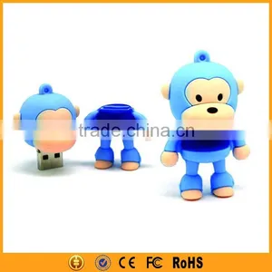 Wholesale Popular Cartoon Monkey Custom USB Stick thumbnail-1