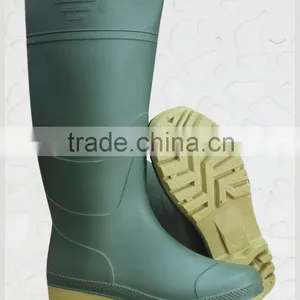Green Pvc Rain Boots Without Steel Toe,wellington Boots thumbnail-1
