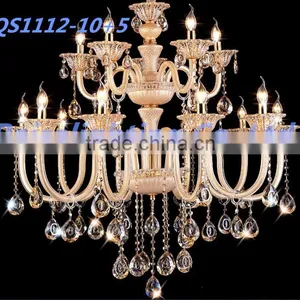 Factory Wholesale European Style Crystal Drops Pendant Lamp thumbnail-4