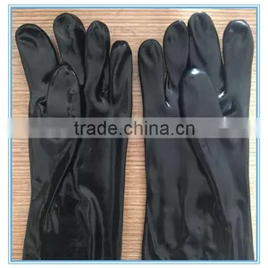 PVC Dipped Industrial Gloves Safety Working Gloves Cut Gloves thumbnail-6