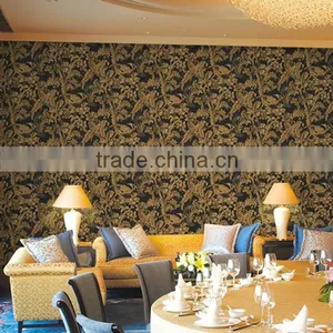 Elegant and Rich Antiquity PVC 3d Office Grass Cloth Wallpaper thumbnail-2