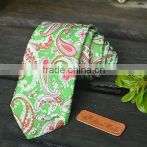 Cotton Fashion Neck Ties Mens Soft Necktie Floral thumbnail-1