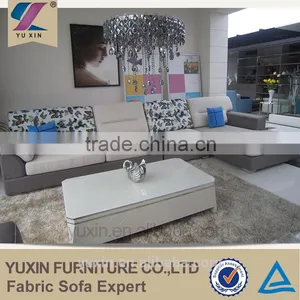 Larger Fabric Sofa Set L Shape thumbnail-2