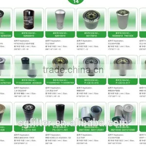 High Quality Air Compressor Filter for Kobelco for Hitachi for Mitsuiseiki thumbnail-2