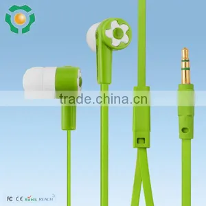 Hot Selling in Ear Flat Cable Earphone, Promotion In-ear Stereo Earphone for Mp3 thumbnail-2