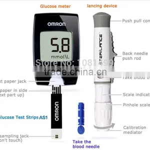 Hot Sales Health Care Blood Sugar Tests Glucometer Blood Glucose Meter Strips Measurement of Blood Sugar thumbnail-4