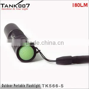 Mini Flashlight With Strob Five Mode Aluminum Torch TK566 thumbnail-1