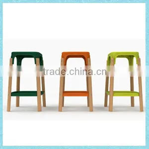 ABS Seat Beech Solid Wood Chair DJ-S1007 thumbnail-2