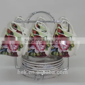 Hot Selling Elegant Colored Cup and Saucer thumbnail-2