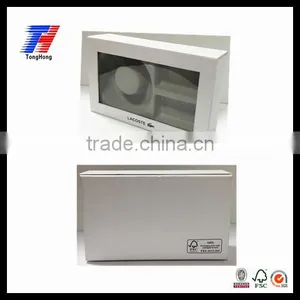 OEMXiamen Factory Square PVC Window Paper Box With Plastic Insert thumbnail-1