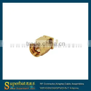 SMA End Launch Plug Vertical PCB Mount 0.81mm 2.4ghz Wifi Antennas With Sma Connector thumbnail-1