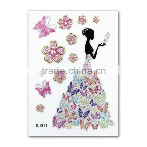 Cute CMYK Mobile Phone Cover Decoration ,temporary Cell Phone Sticker thumbnail-2