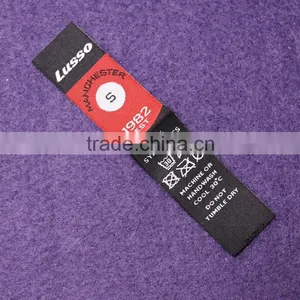 2016 High Quality Clothing Label Manufacturer For Custom Woven Silk Labels thumbnail-1