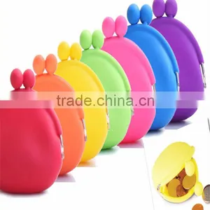 Button Silicone Cosmetic Pouch/Custom Silicone Key Pouch thumbnail-2