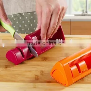 Best Sellingl Dual Knife Sharpener / Folding Kitchen Sharpener / Double Head Sharpener thumbnail-4