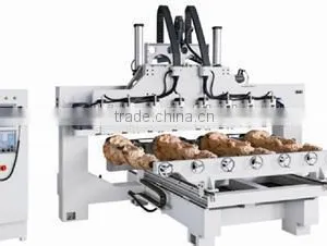 4 Axis 3d Cnc Router Engraving Machine With 8 Heads and 8 Rotary Cnc Router thumbnail-2