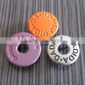 Engraved Colorful Metal Snap Button thumbnail-1