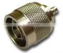 50 Ohm rf Connector- N Straight Crimp Plug N Connector thumbnail-1