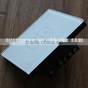New Design HY302HD 2 Gang Top Quality Glass Screen Wall Touch Switch With Indicator Light thumbnail-3