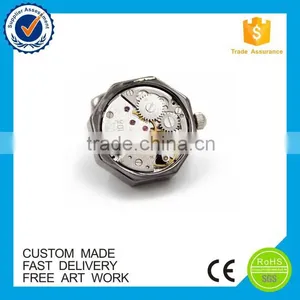 High End Custom Men's Watch Movement Cufflinks thumbnail-5