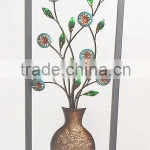 Vases Metal Flowers Wall Art thumbnail-1