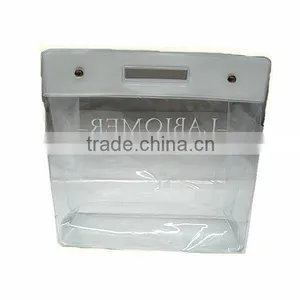 2013 Hot Sale Clear PVC Cosmetic Bag for Promotional thumbnail-1