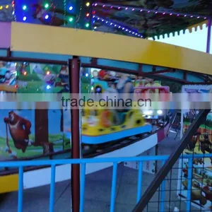 Kiddy Car Rides Mini Shuttle Track Car Indoor Outdoor Game thumbnail-4