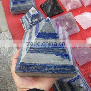 The Beauty Of The Natural Lapis Lazuli Pyramid thumbnail-2