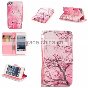 Wallet Leather Case for IPod Touch 5 Cover thumbnail-1