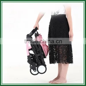 2016 Hot Sell Fashionable Bed Basketball Folding Baby Pushchair Portable Stroller With Best Quality Accept Paypal Payment thumbnail-3