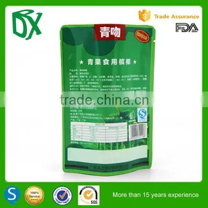 Manufacturer Gravure Printing Surface Biodegradable Feature Stand up Plastic Pouch With Zipper for Jujube Packing thumbnail-2