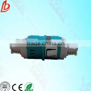 2 Port 10G OM3 Aqua LC/UPC Duplex Multimode Optical Fiber Adapters thumbnail-4