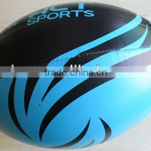 Top Quality Promotional PVC Machine Stitched Size 5 Rugby Ball thumbnail-4