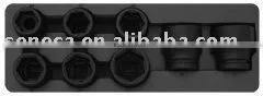8PC 3/4" Dr. Impact Socket Wrench Set thumbnail-1