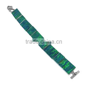 Trending Hot Products 925 Sterling Silver Opal Bracelet thumbnail-1