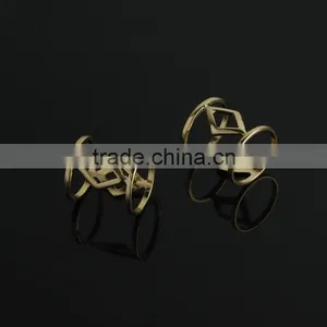 Fashion Brand Hollow Imitation Finger Ring Custom thumbnail-2