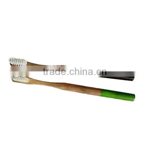2016 Biodegradable Colourful Round Handle Wooden Bamboo Toothbrush thumbnail-5