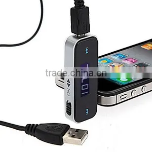 New Electronic Car MP3 Player 3.5mm In-car FM Transmitter For IPhone /iPod Touch/ipad Mini Wireless Transmitter thumbnail-1