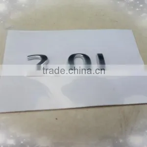 2.0L Truck Plastic Chrome Letters thumbnail-1