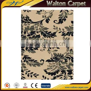 Floral 100% PP Machine Woven pp Backing Printed Rugs thumbnail-1