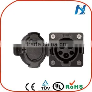 Sae J1772 Socket Extension Cord Holder / AC Dummy Socket J1772 Inlet Plug Bracket thumbnail-6
