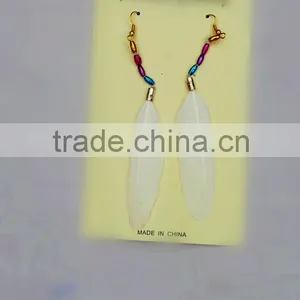 The Elegant Beautiful Feather Eardrop thumbnail-5