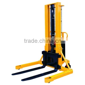 Semi Electric Straddle Leg Type Fork Lift Stacker thumbnail-1