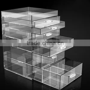Acrylic Display Cosmetic Product Display Stands , Black Display for Cosmetic thumbnail-2